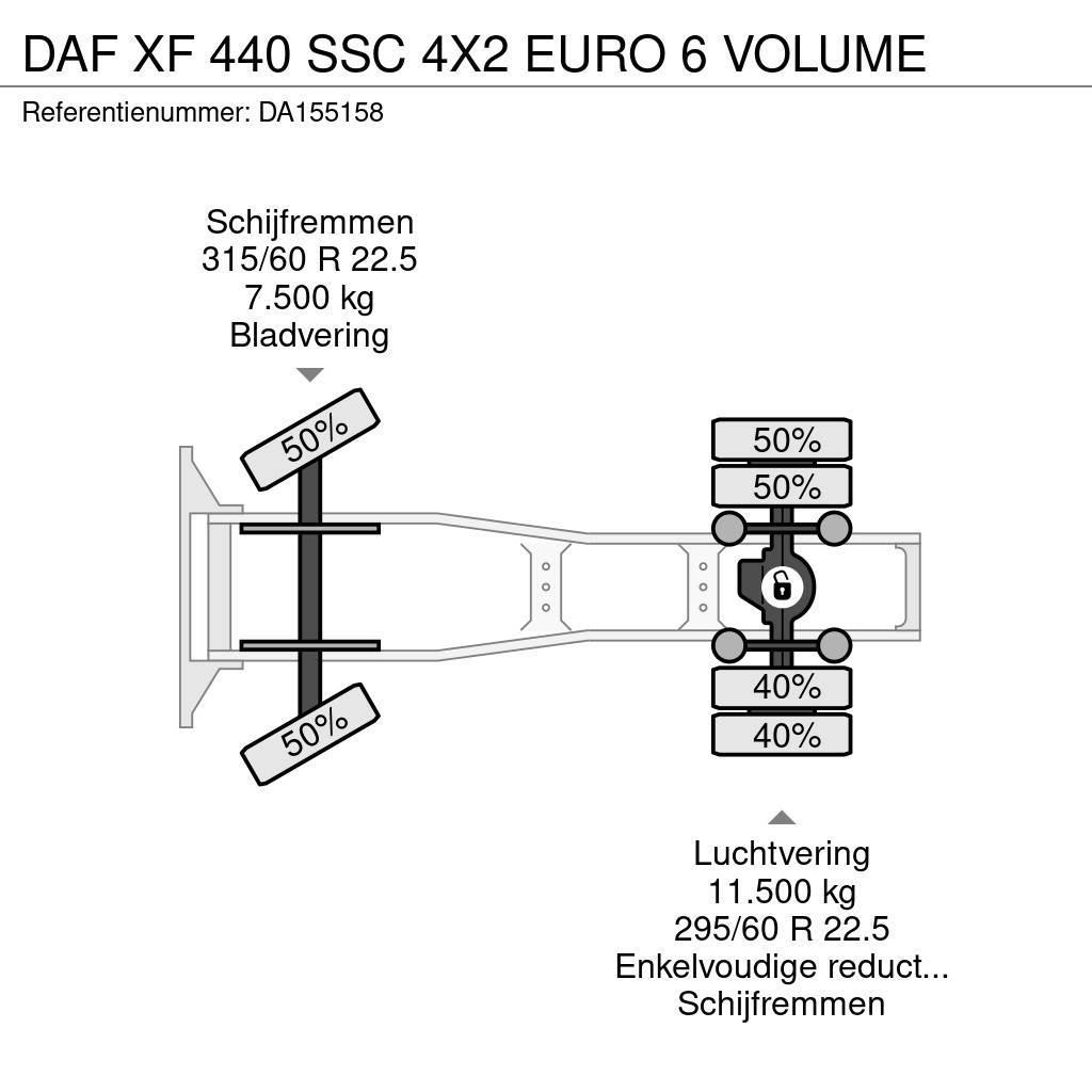 DAF XF 440 SSC 4X2 EURO 6 VOLUME Tahače