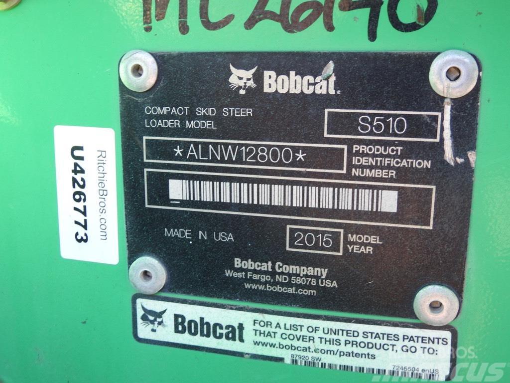 Bobcat S 510 Smykem řízené nakladače