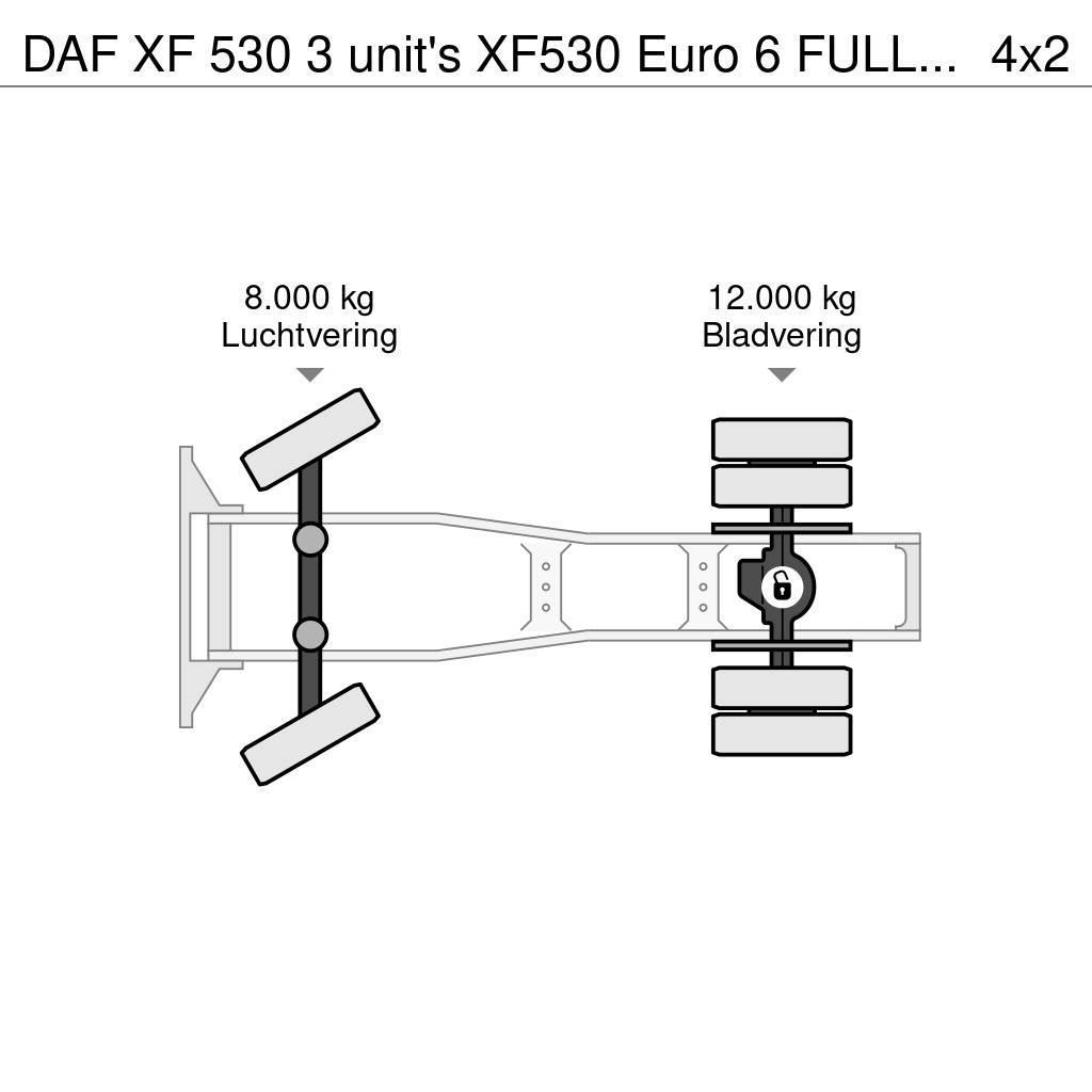 DAF XF 530 3 unit's XF530 Euro 6 FULL-SPOILER ZF-Intar Tahače