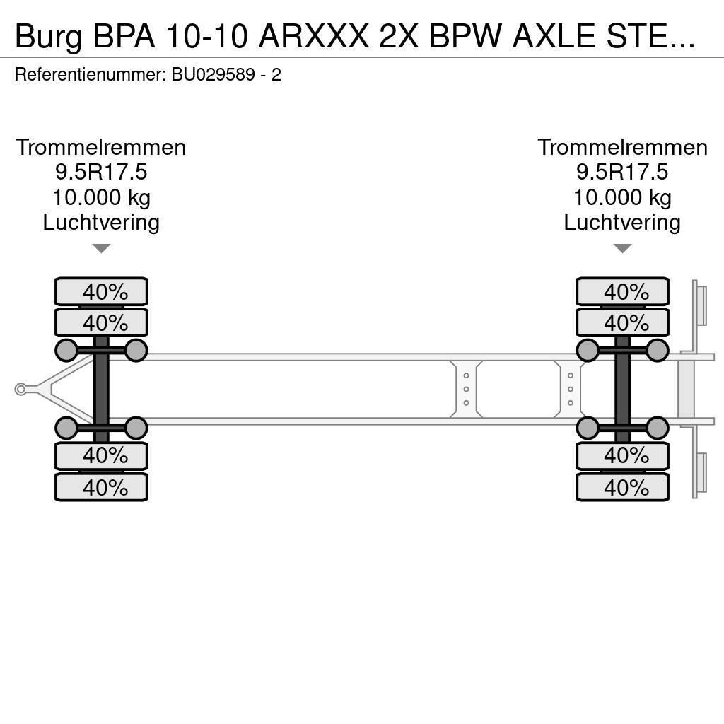 Burg BPA 10-10 ARXXX 2X BPW AXLE STEERING Snímatelné nástavby