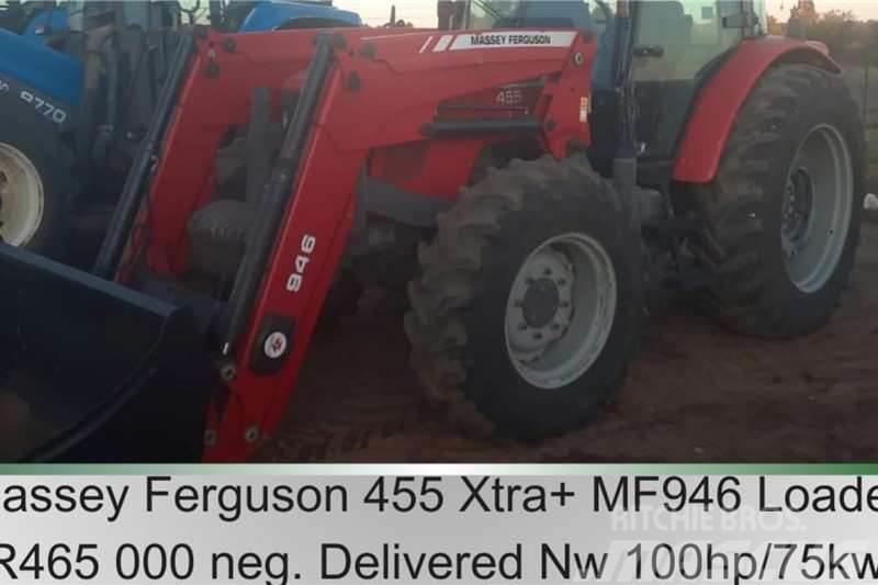 Massey Ferguson 455 Xtra + MF 946 loader - 100hp / 75kw Traktory