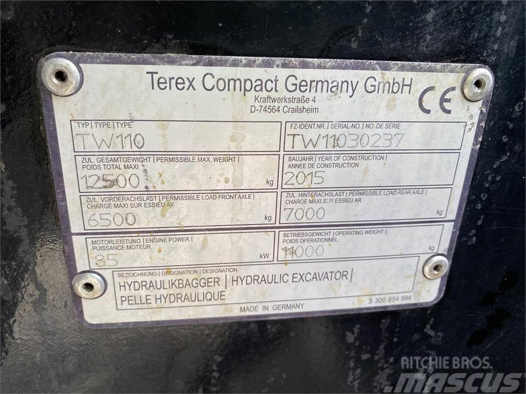 Terex TW110 Kolová rýpadla