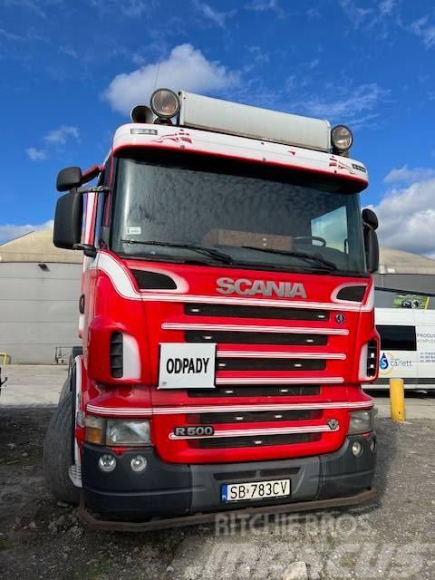 Scania R500 Hákový nosič kontejnerů