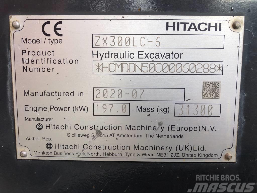 Hitachi ZX 300 LC-6 Pásová rýpadla
