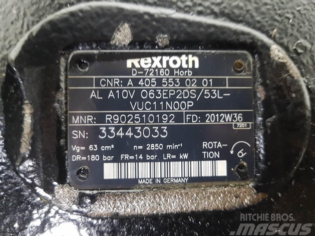 Rexroth ALA10VO63EP2DS/53L - Load sensing pump Hydraulika