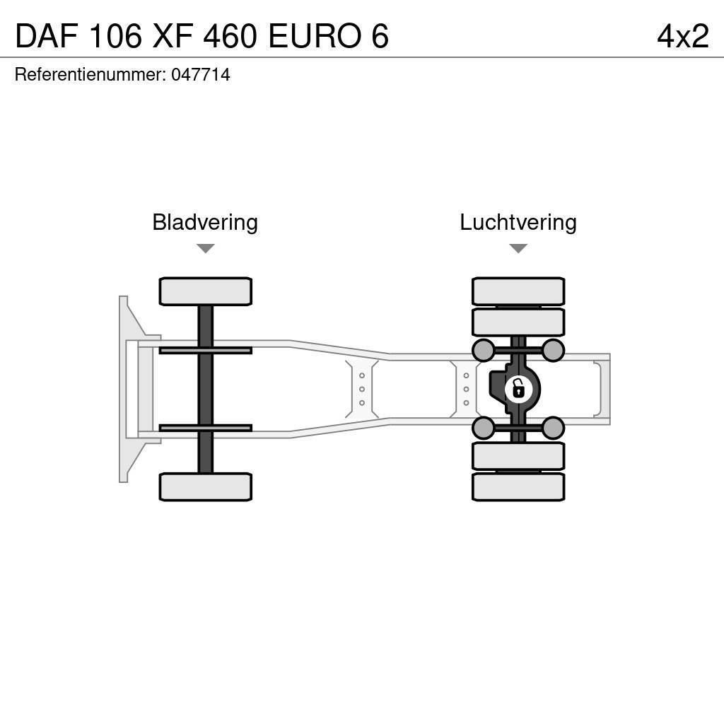 DAF 106 XF 460 EURO 6 Tahače