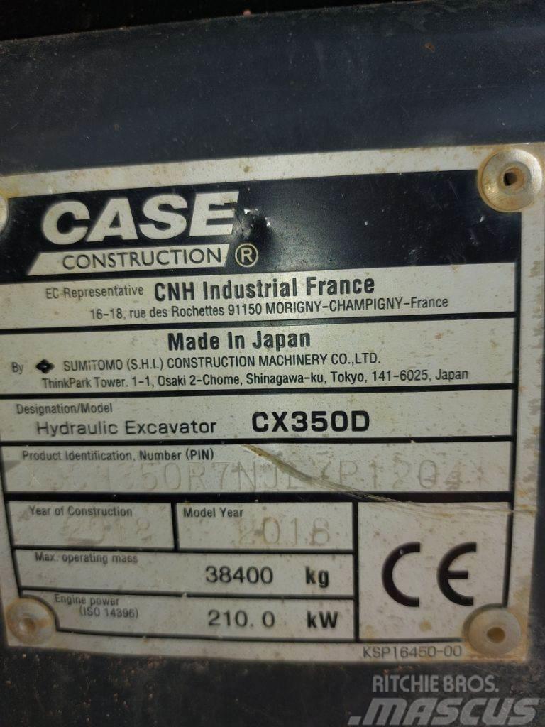 CASE CX 350 D Pásová rýpadla