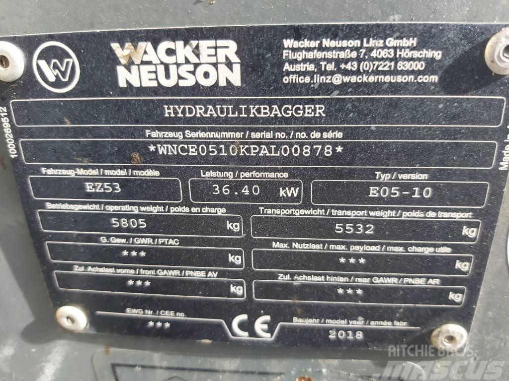 Wacker Neuson EZ 53 Pásová rýpadla