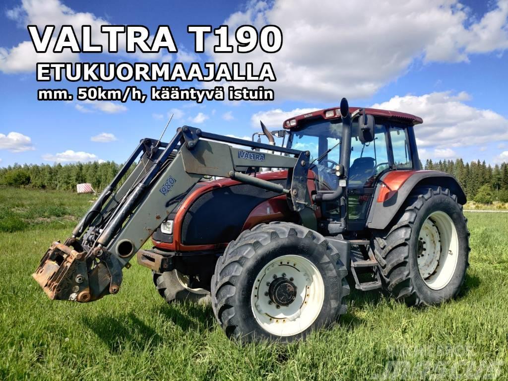 Valtra T190 HiTech etukuormaajalla - VIDEO Traktory