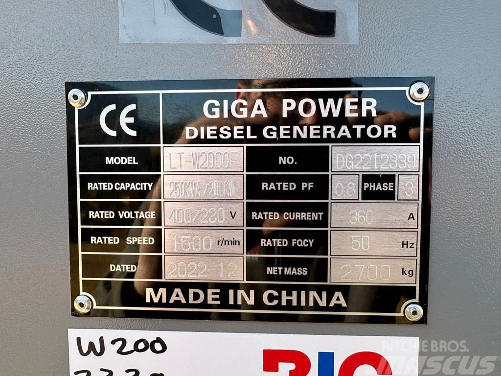  Giga power 250 kVA LT-W200GF silent generator set Ostatní generátory