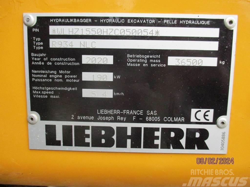 Liebherr R 934 Litronic Pásová rýpadla