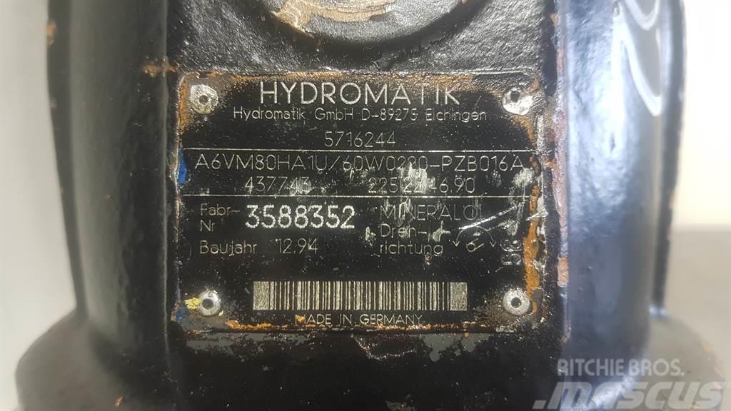 Hydromatik A6VM80HA1U/60W - Drive motor/Fahrmotor/Rijmotor Hydraulika
