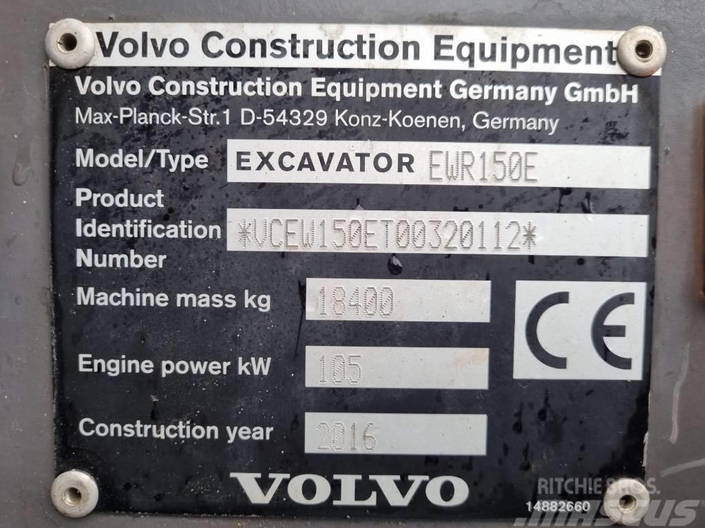 Volvo EWR 150 E Kolová rýpadla