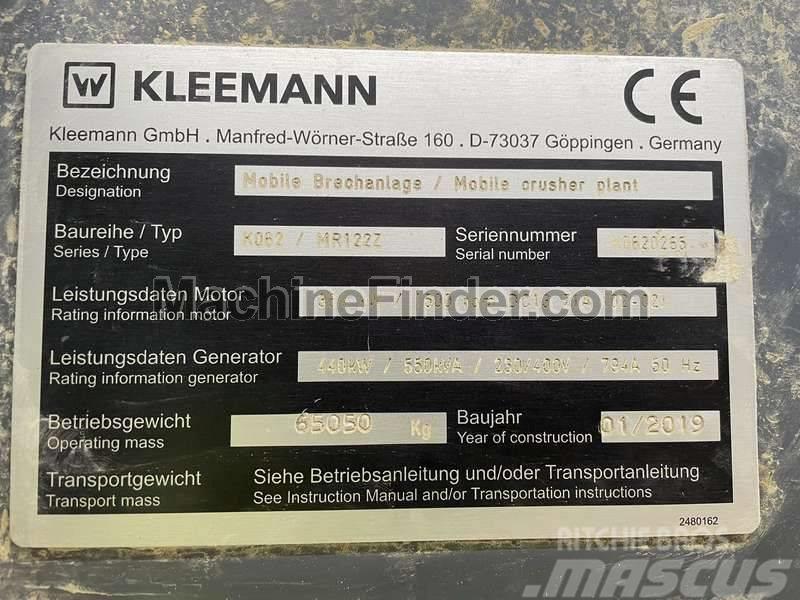 Kleemann MR 122 Z Mobilní drtiče