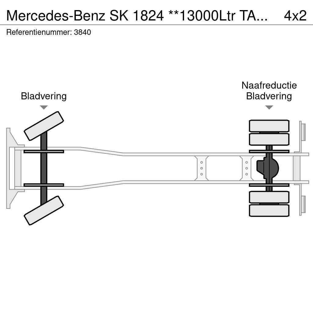 Mercedes-Benz SK 1824 **13000Ltr TANK-FULL STEEL**TOPSHAPE** Cisternové vozy