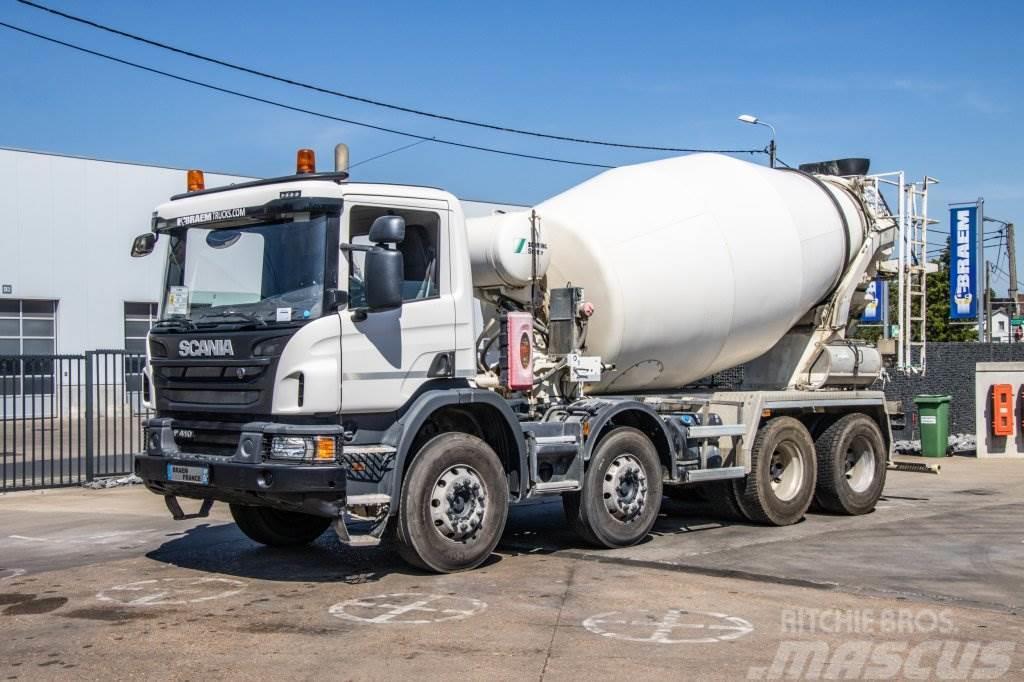 Scania P410+E6+STETTER 9M³ Domíchávače betonu