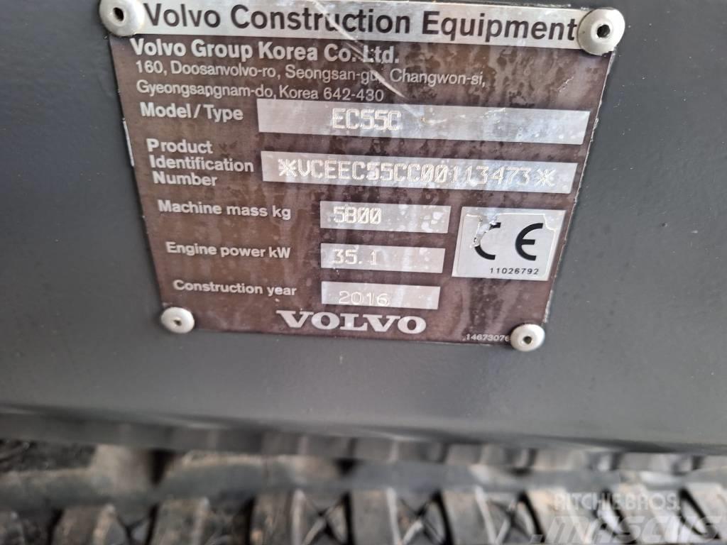 Volvo EC 55 C Mini rýpadla < 7t