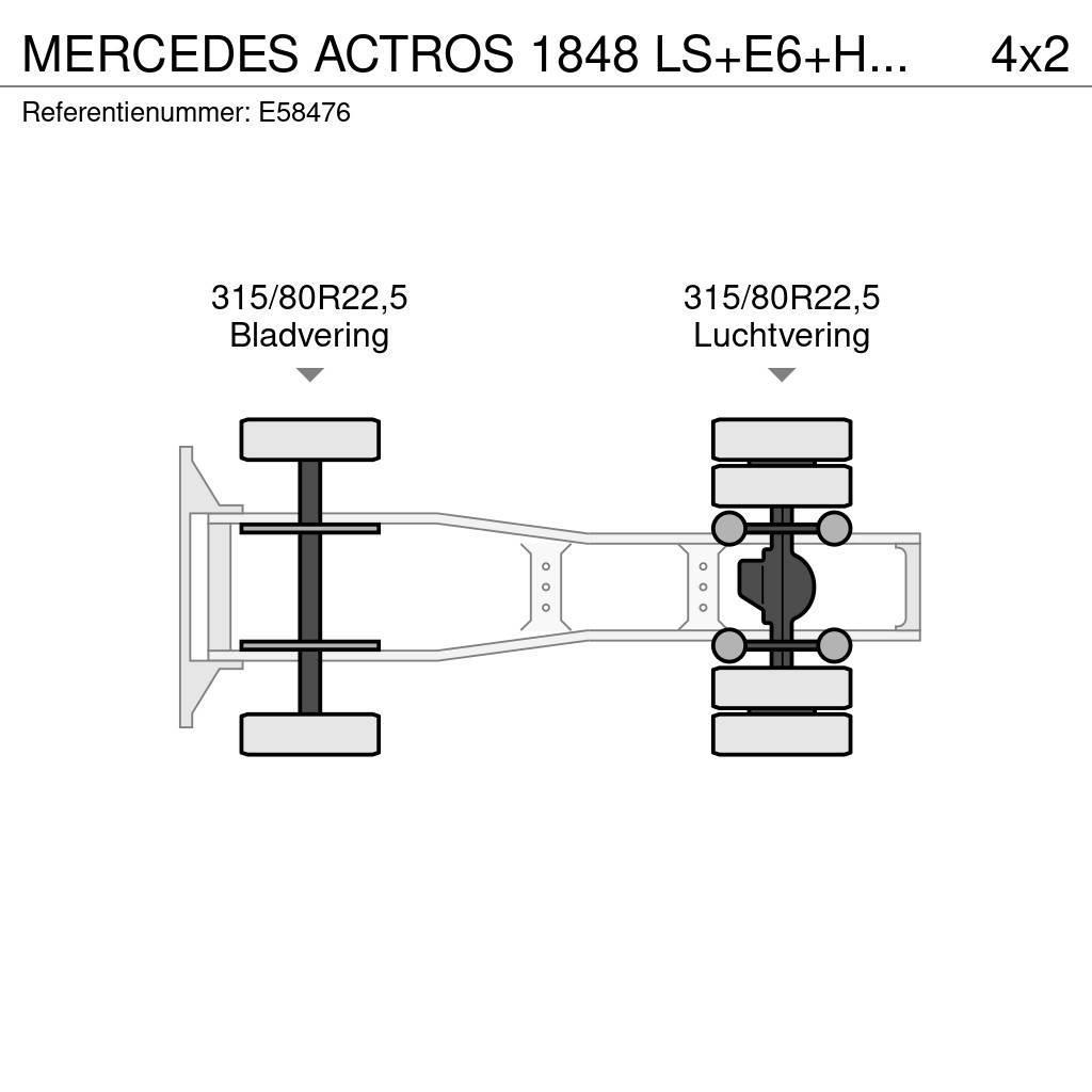Mercedes-Benz ACTROS 1848 LS+E6+HYDR. Tahače