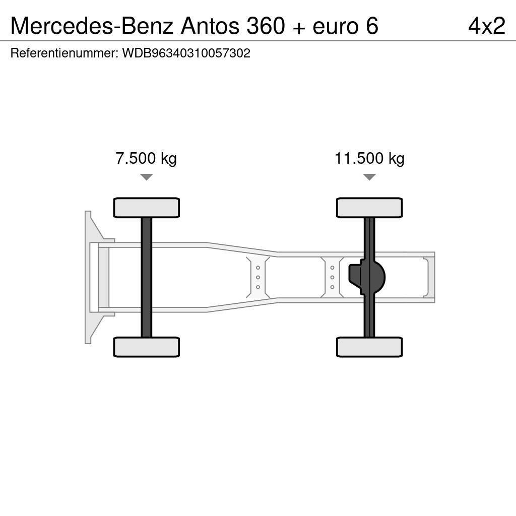 Mercedes-Benz Antos 360 + euro 6 Tahače