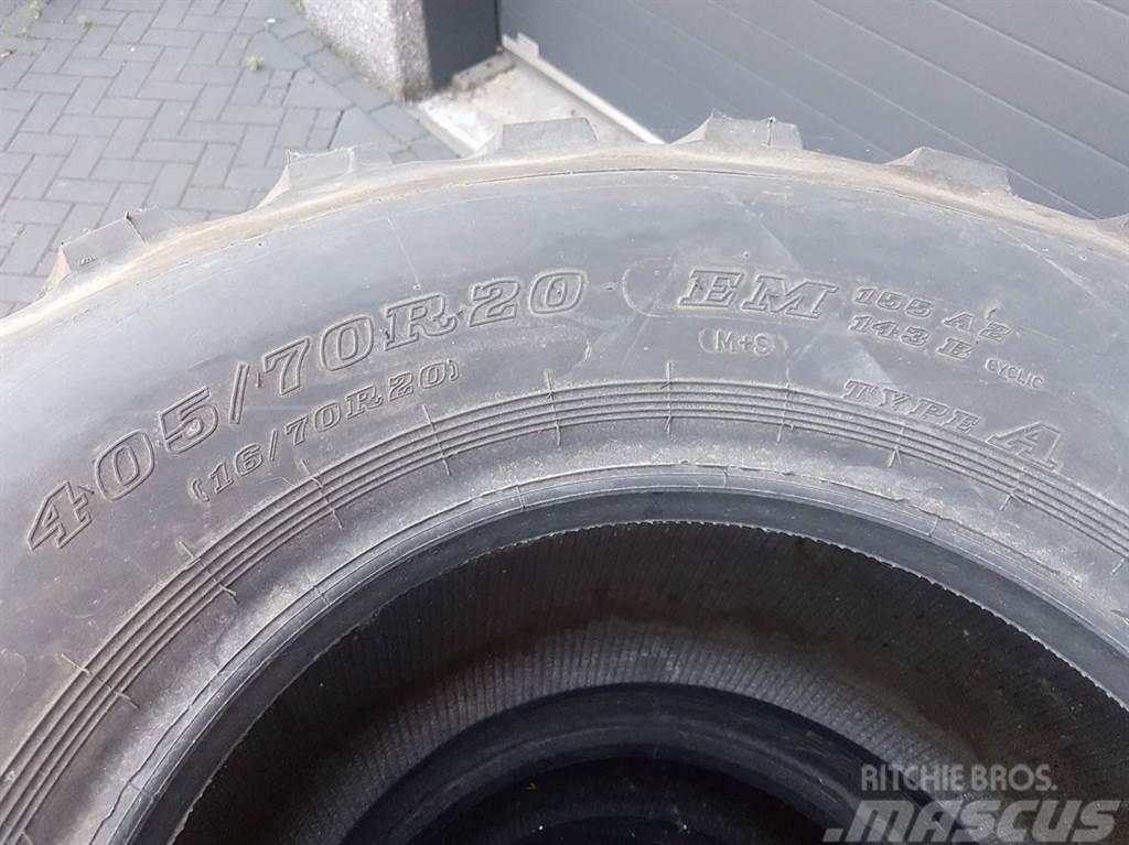  Cover (Dunlop / Mitas) 405/70-R20 (16/70R20)-Tire Pneumatiky, kola a ráfky