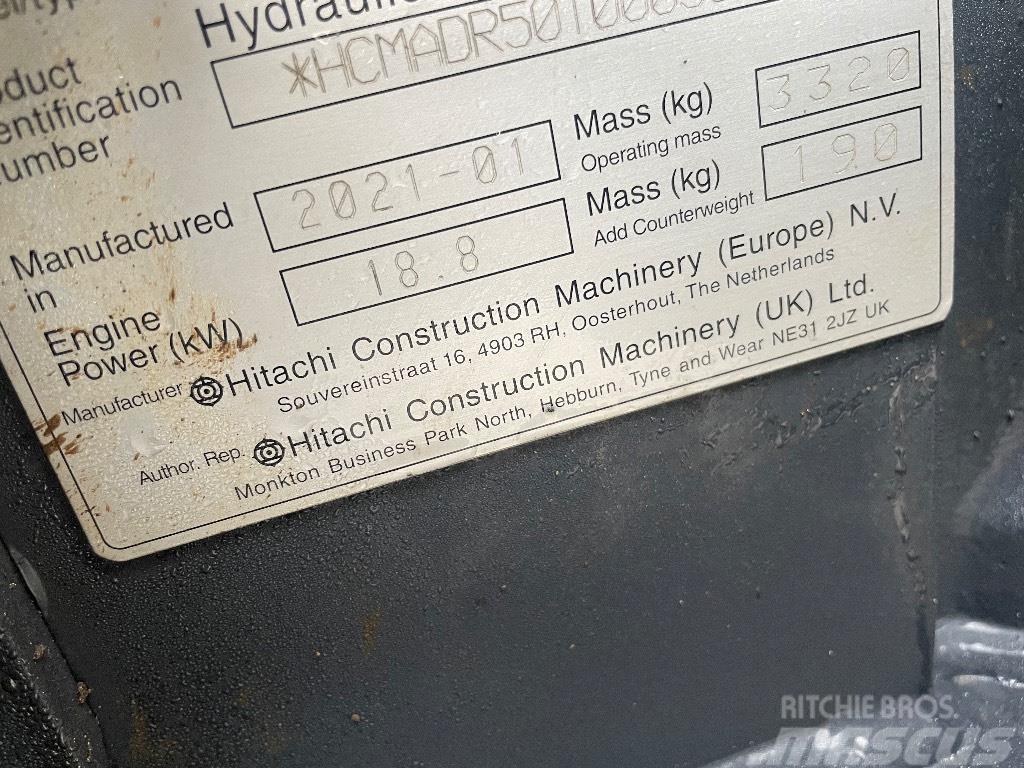 Hitachi ZX 33 U Mini rýpadla < 7t