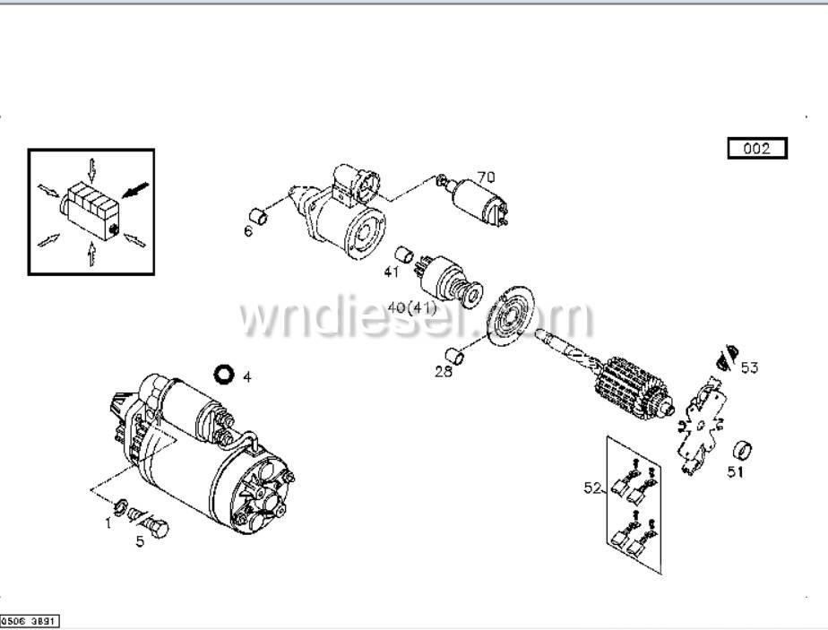 Deutz Spare-Parts-2013-Starter-0117-9586 Motory