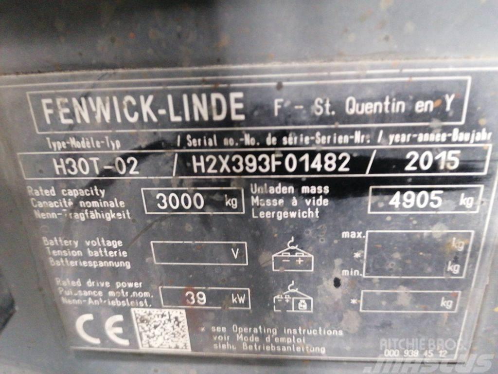 Linde H30T-02 LPG vozíky