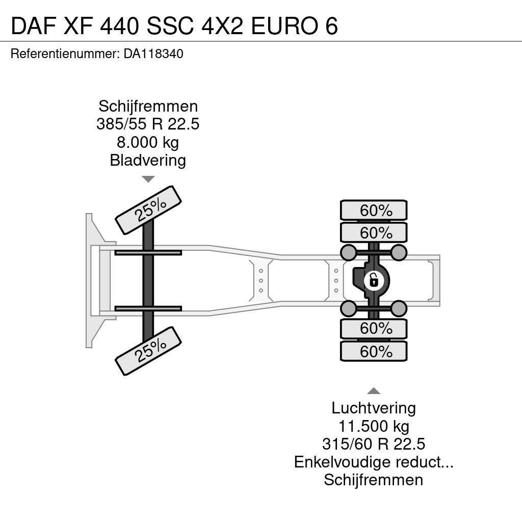 DAF XF 440 SSC 4X2 EURO 6 Tahače