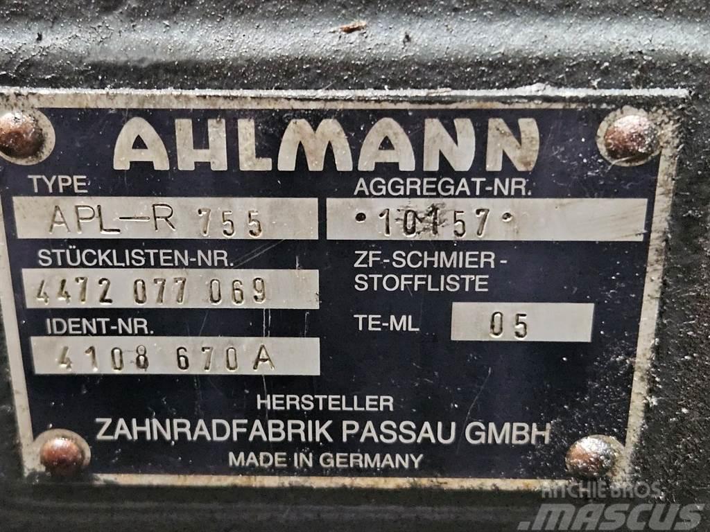 Ahlmann AZ14-4108670A-ZF APL-R755-Axle/Achse/As Nápravy