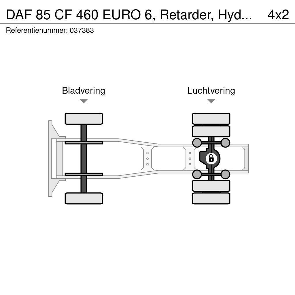 DAF 85 CF 460 EURO 6, Retarder, Hydraulic Tahače