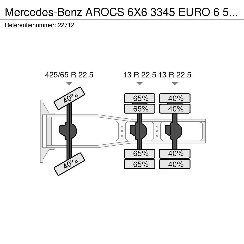 Mercedes-Benz AROCS 6X6 3345 EURO 6 535.400KM Tahače