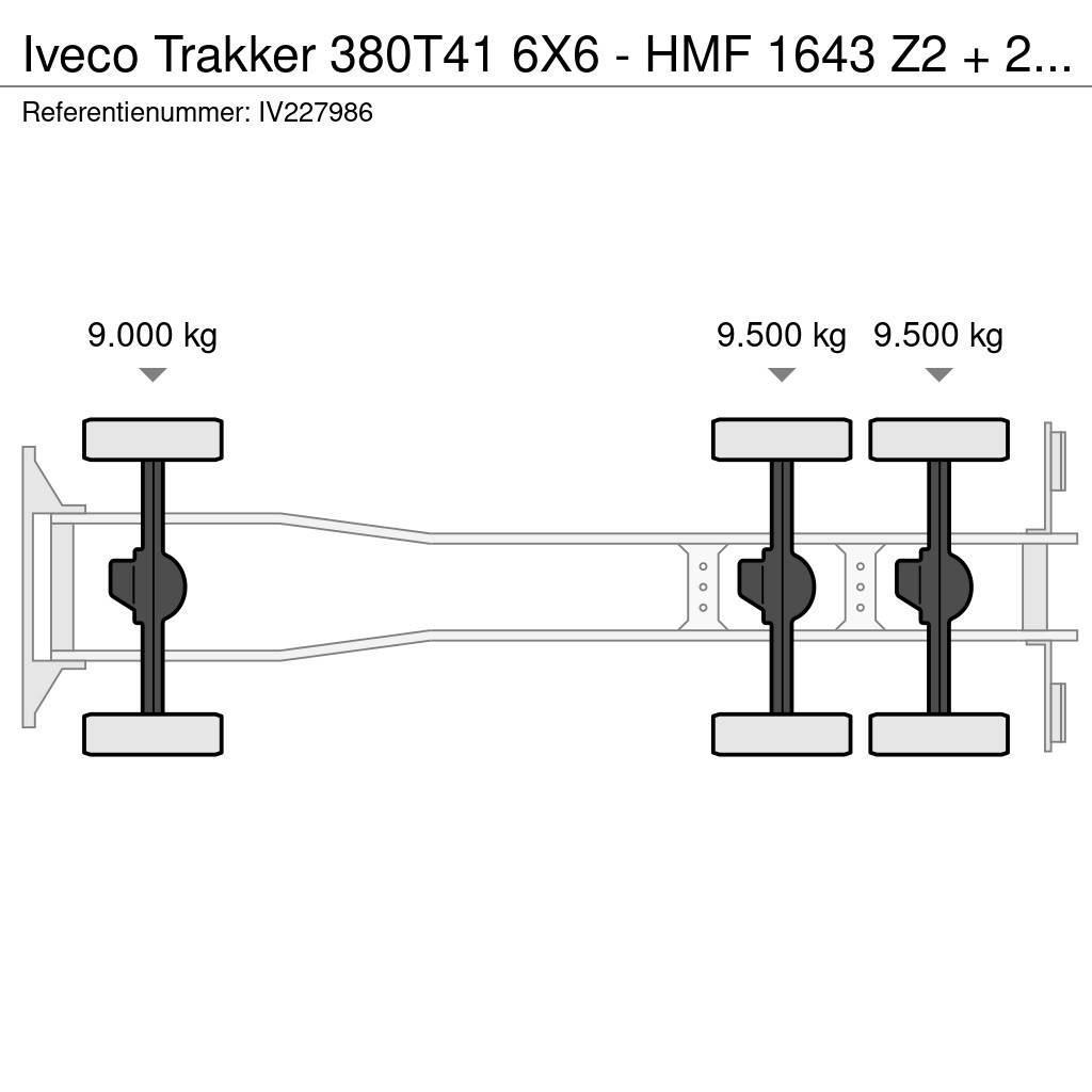 Iveco Trakker 380T41 6X6 - HMF 1643 Z2 + 2-WAY TIPPER Sklápěče