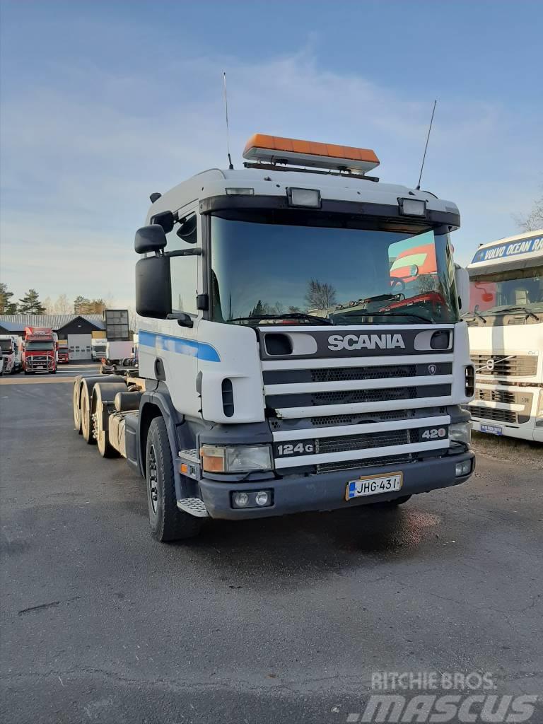 Scania P 124 Hook lift trucks