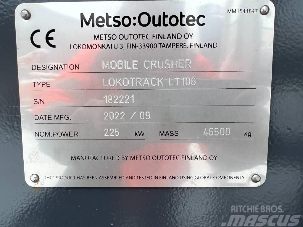 Metso LT106 Mobilní drtiče