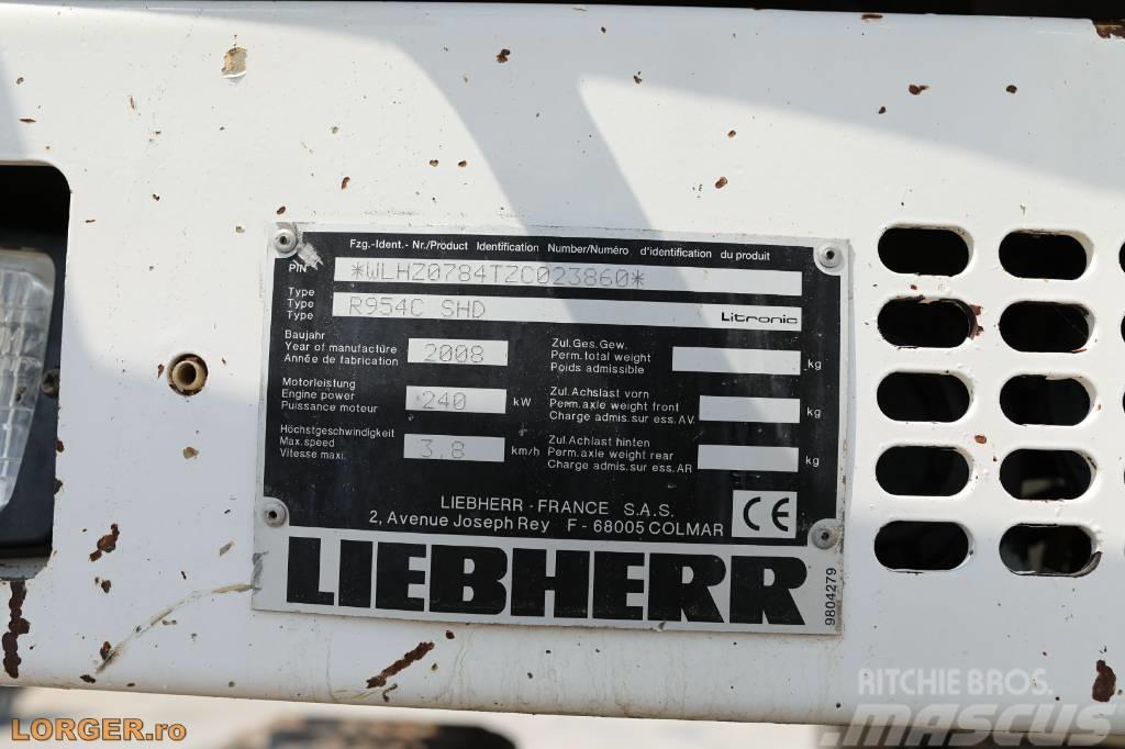 Liebherr R954 C SHD Pásová rýpadla