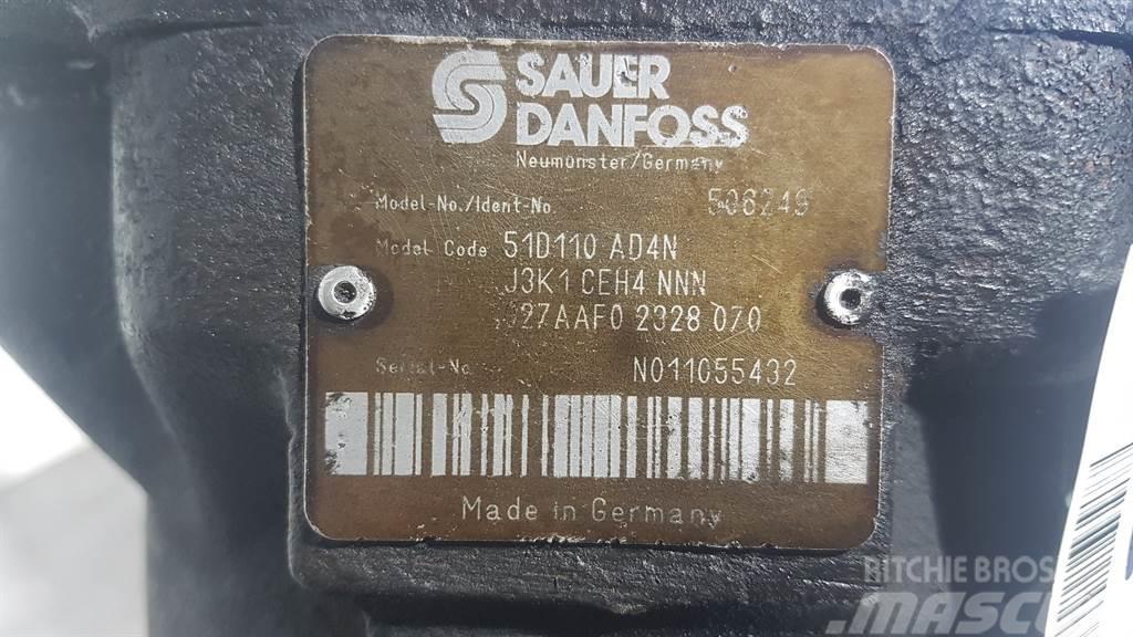 Sauer Danfoss 51D110AD4N-Drive motor/Fahrmotor/Rijmotor Hydraulika