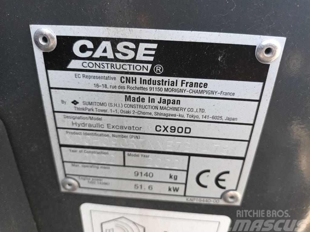 CASE CX 90 D Midi excavators  7t - 12t
