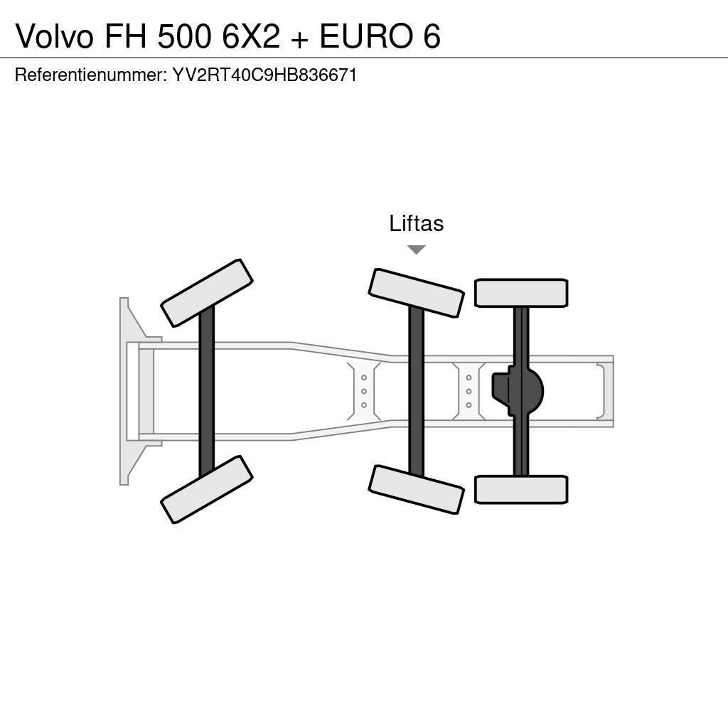 Volvo FH 500 6X2 + EURO 6 Tahače