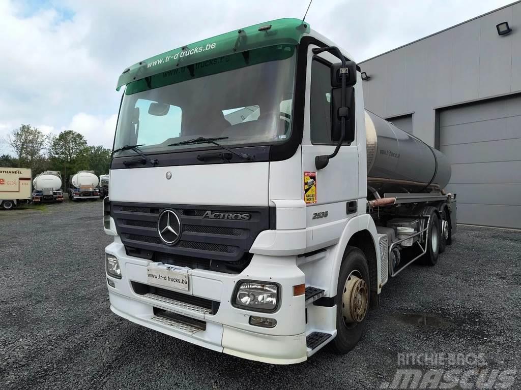 Mercedes-Benz Actros 2536 6X2 - TANK IN INSULATED STAINLESS STEE Tanker trucks