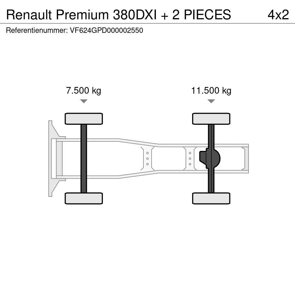 Renault Premium 380DXI + 2 PIECES Tahače
