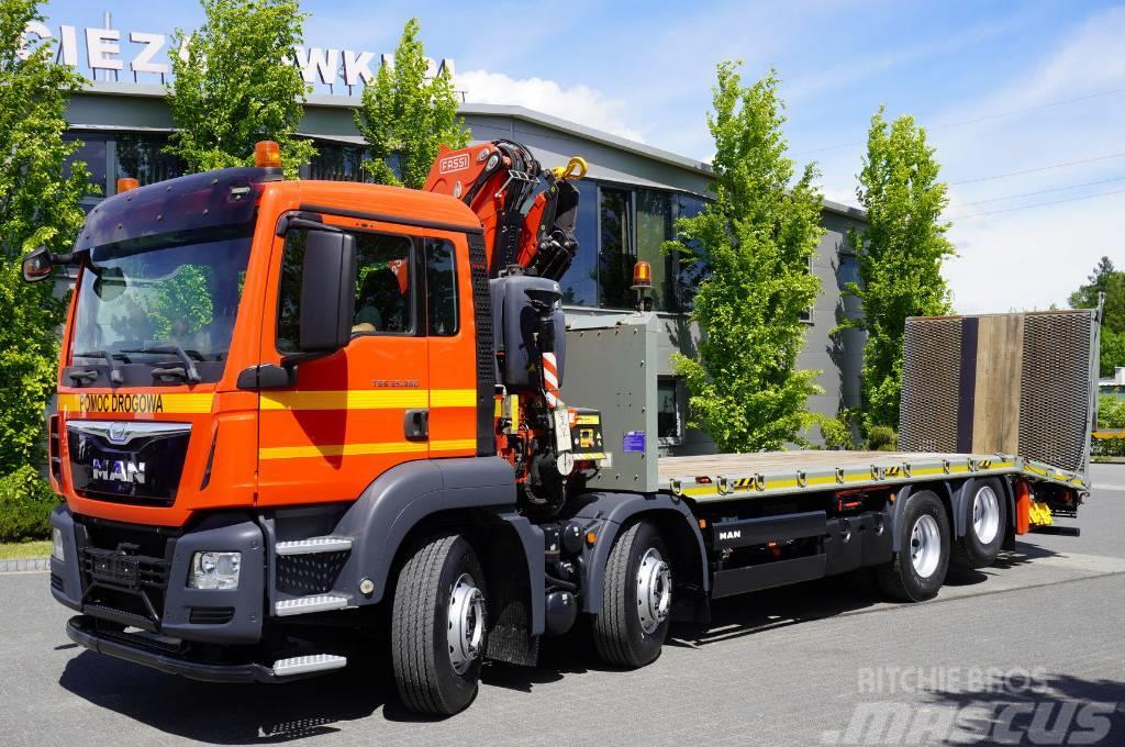 MAN TGS 35.360 E6 8×2 / Tow truck / Crane Fassi F235 Autojeřáby, hydraulické ruky