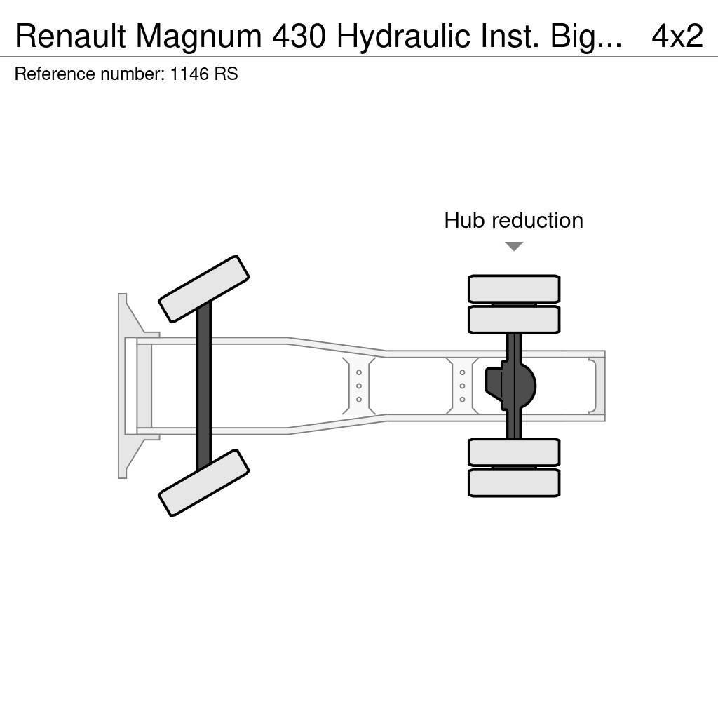 Renault Magnum 430 Hydraulic Inst. Big Axle Good Condition Tahače