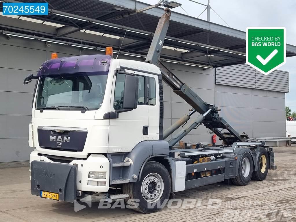 MAN TGS 28.360 6X2 NL-Truck Hiab XS21S61 Liftachse Eur Hákový nosič kontejnerů