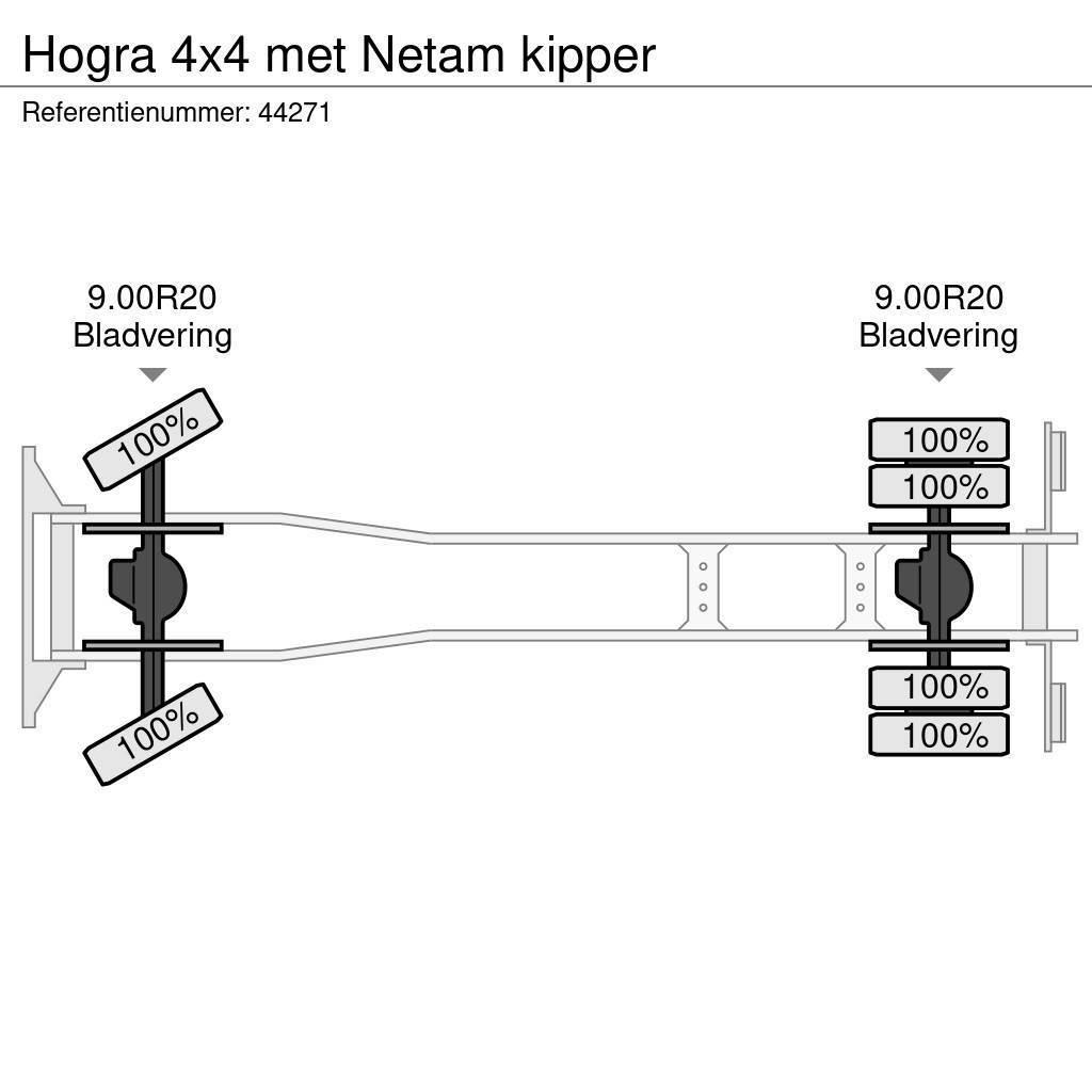  Hogra 4x4 met Netam kipper Sklápěče