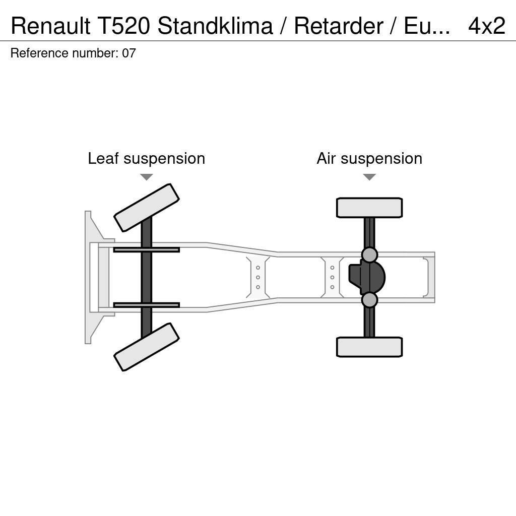 Renault T520 Standklima / Retarder / Euro 6 Tahače
