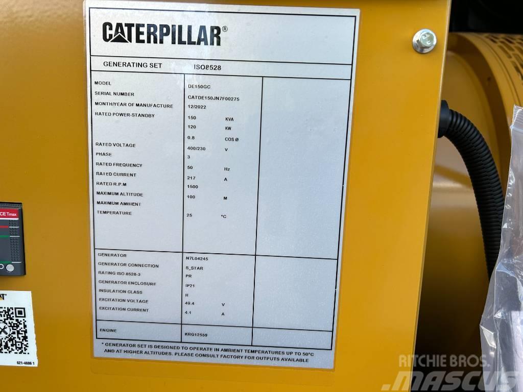 CAT DE 150 Naftové generátory