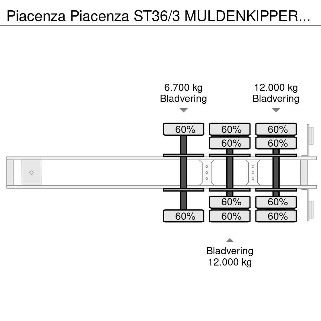 Piacenza ST36/3 MULDENKIPPER 26cbm Sklápěcí návěsy