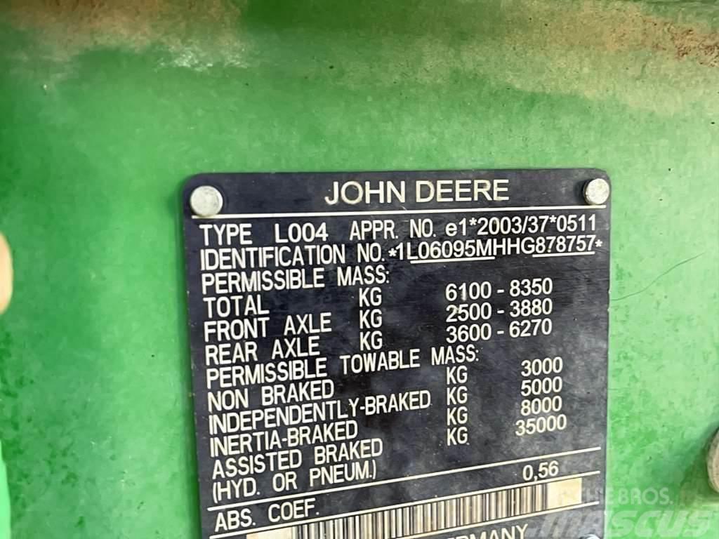 John Deere 6095 MC Traktory