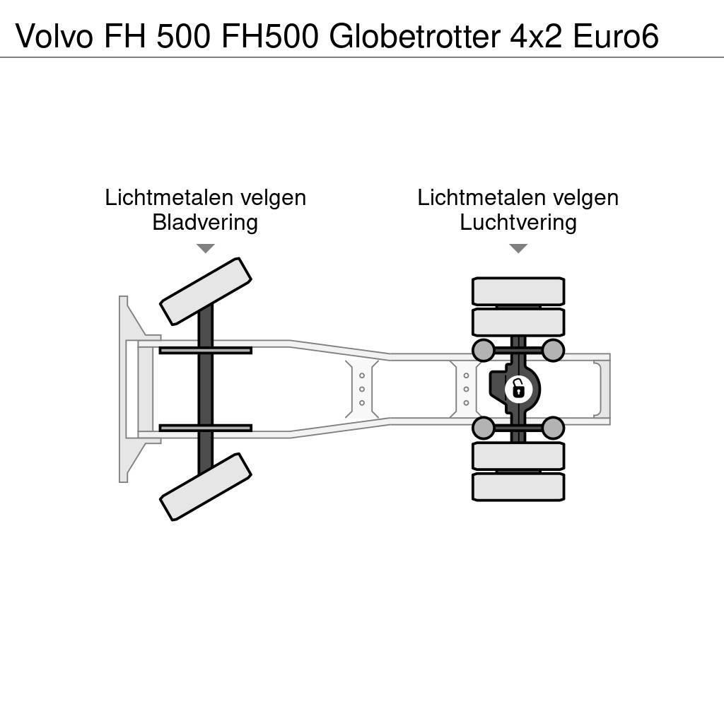 Volvo FH 500 FH500 Globetrotter 4x2 Euro6 Tahače