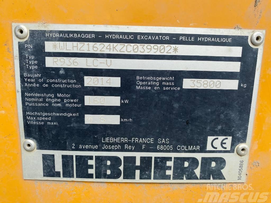 Liebherr R 936 LC Pásová rýpadla